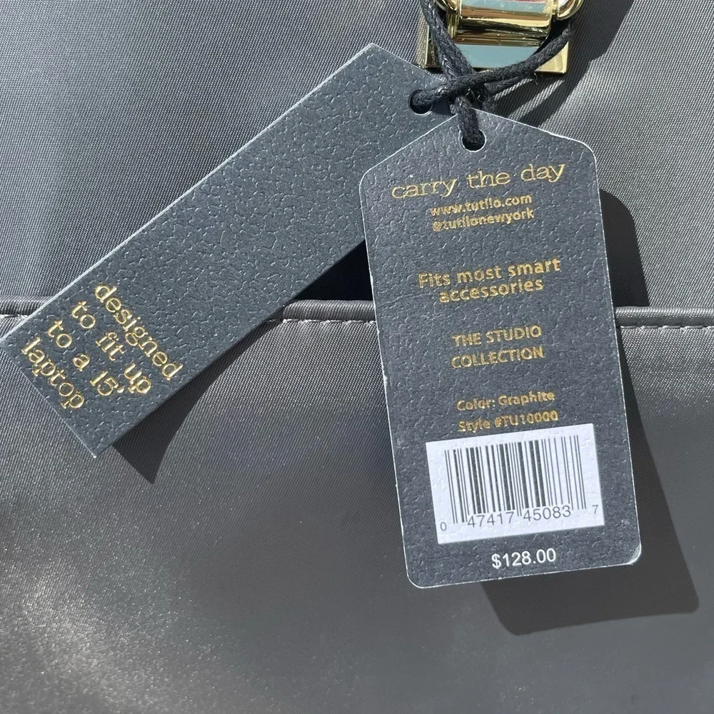 Tutilo Gray Laptop Bag New!